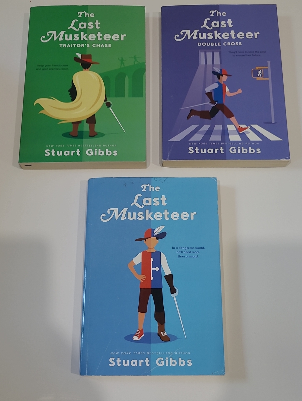 Stuart Gibbs Last Musketeer 3 Book Set